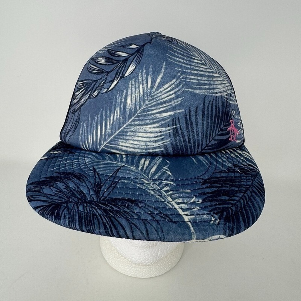 Original Penguin Hawaiian Snapback Hat Cap Skate‎ Surf Streetwear Floral Mens